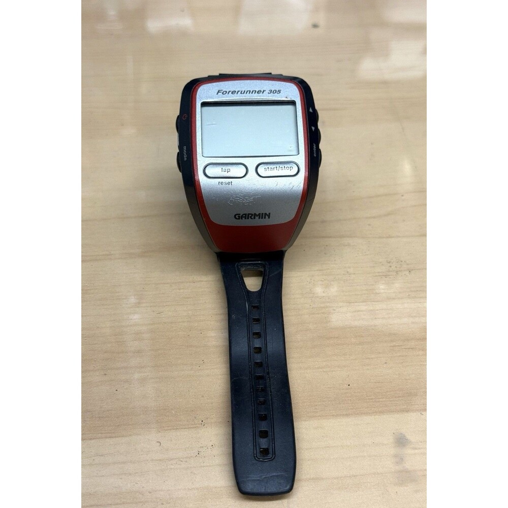 Garmin‎ Forerunner 305 GPS Sports Watch With Heart Rate For Parts Or Repair